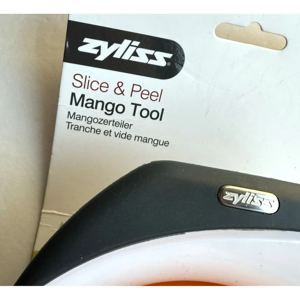 Zyliss Slice & Peel 3-in-1 Mango Slicer Peeler & Pit Remover Kitchen Gaget NEW